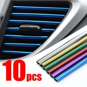 Air Vent Trim Rings - Interior Decorative Surround Set (Set of 10)