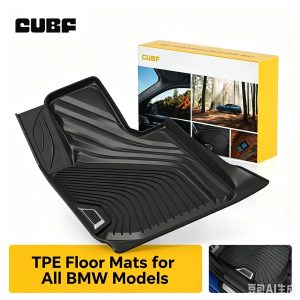 All Weather Car Floor Mats - Heavy Duty Rubber Set