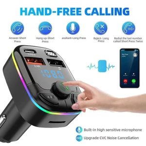 Bluetooth FM Transmitter - Hands-Free Car Kit