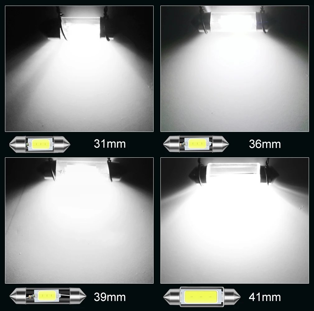 Bright White Replacement Pair - LED Number Plate Lights