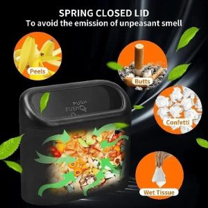 Car Bin - Leakproof Waste Holder with Lid
