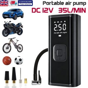 Cordless Tyre Inflator - Rechargeable Digital Pump