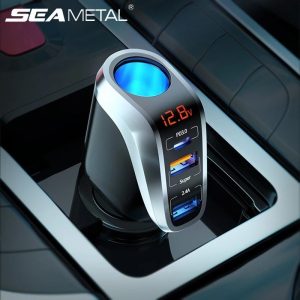Fast Car Charger - USB-C Power Delivery and USB-A