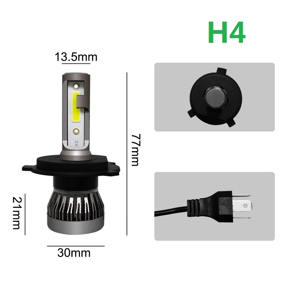 LED Headlight Bulbs - Direct Fit Upgrade Set