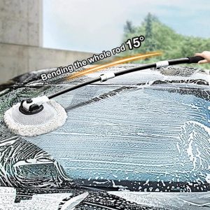 Long Handle Microfibre Mop - Car Wash Brush