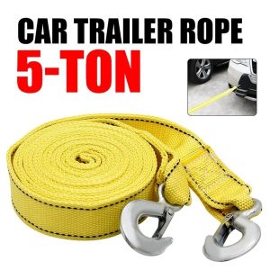 Recovery Strap with Hooks - Heavy Duty Tow Rope