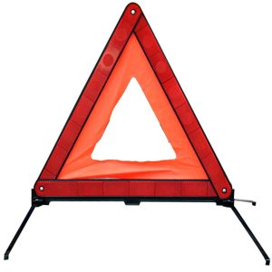 Reflective Warning Triangle - Foldable Breakdown Sign