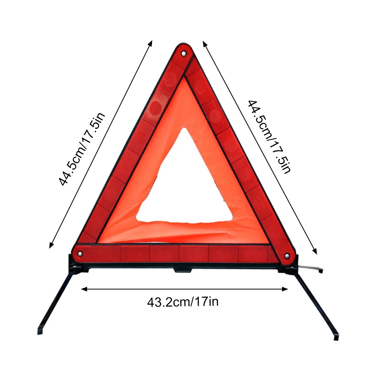 Reflective Warning Triangle - Foldable Breakdown Sign
