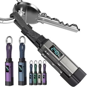 Retractable Car Charging Cable - Multi-Tip