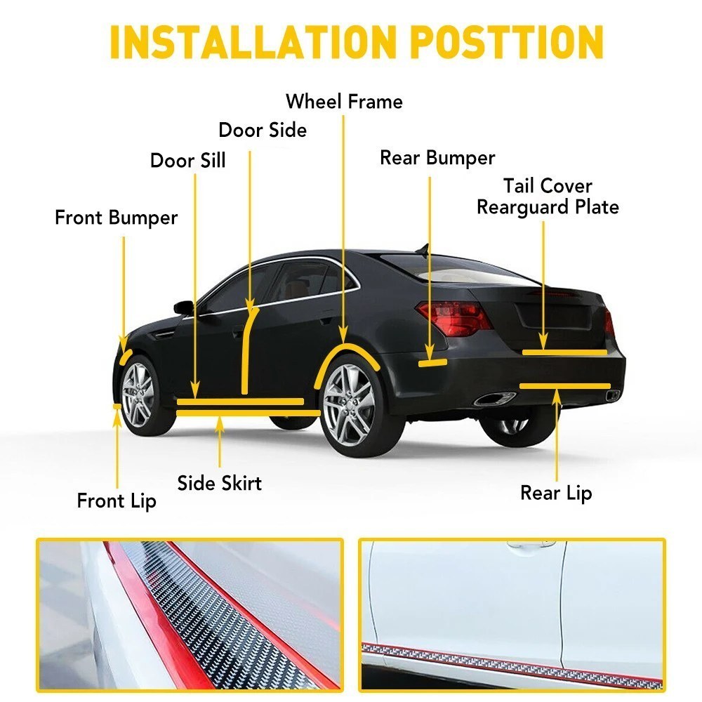 Scuff Guard Set - Door Sill Protector Strips