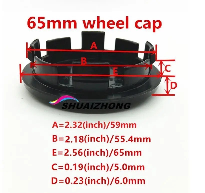 Universal Wheel Trims - Replacement Hub Cap Set