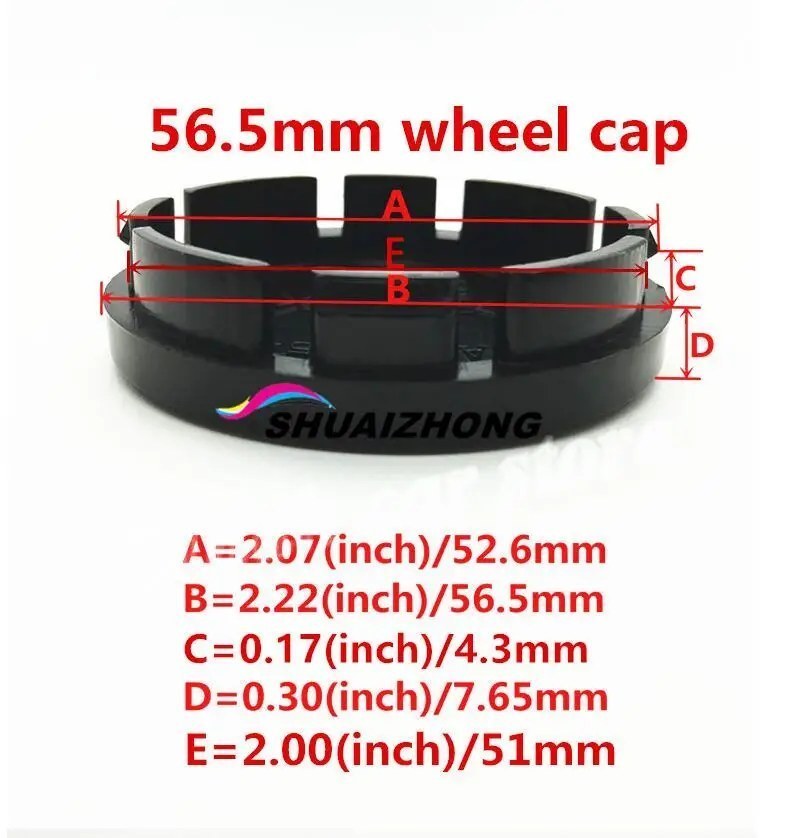 Universal Wheel Trims - Replacement Hub Cap Set
