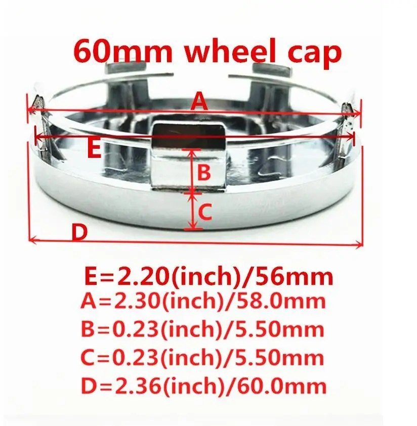 Universal Wheel Trims - Replacement Hub Cap Set