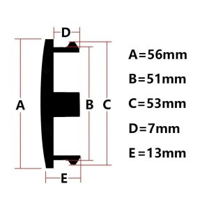 Wheel Hub Caps - Universal Wheel Trim Set