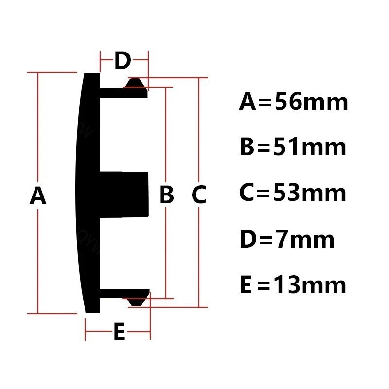 Wheel Hub Caps - Universal Wheel Trim Set